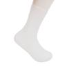 Pair of Silicone Moisturizing Socks White Ankle Length Dry Cracked Feet Hydrating Spa Socks for Women Men L