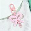 Transparent Acrylic Bow Keyring for Girls' Bags - DIY Pendant Accessory Small Gift