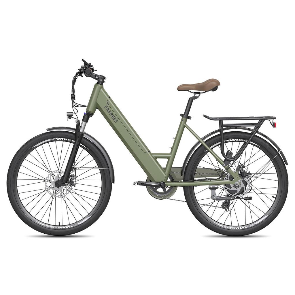 FAFREES F26 Pro City Commuting Electric Bicycle With TowSeat 36V15Ah Battery 250W Motor 26 Inch City Tires 120KG Load E-Bike For Adult