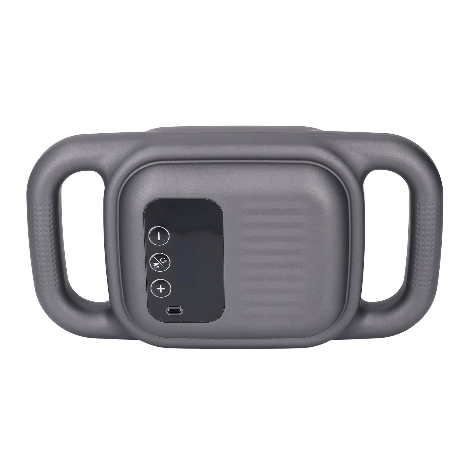 

Массажный пистолет для перкуссии Professional 4 скорости 3 режима Низкий уровень шума Вибрация Беспроводной 4 головки Назад