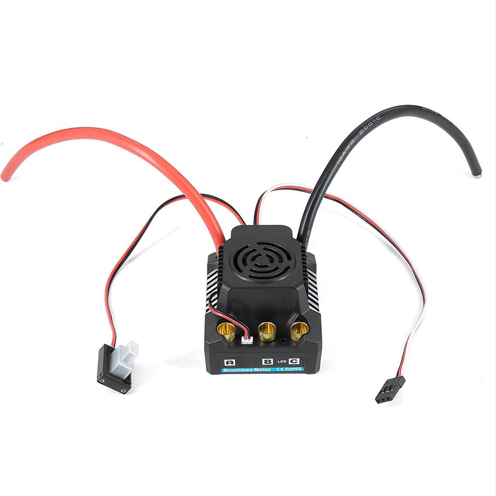 150A bürstenloser ESC, wasserdicht, staubdicht, BEC 5A, 5,8 V, elektronischer Geschwindigkeitsregler für 1/8 RC-Car