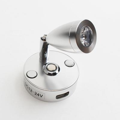Reading Lamp With USB Interface Touch Switch RV Boat LED Light Bedside Wall Mounted Camper Trailer Motorhome Lighting Spotlight