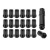 Metal Wheel Lug Nut Set with Socket Key M12 Open End Replacement Parts for Automobile Repair and Upgrade