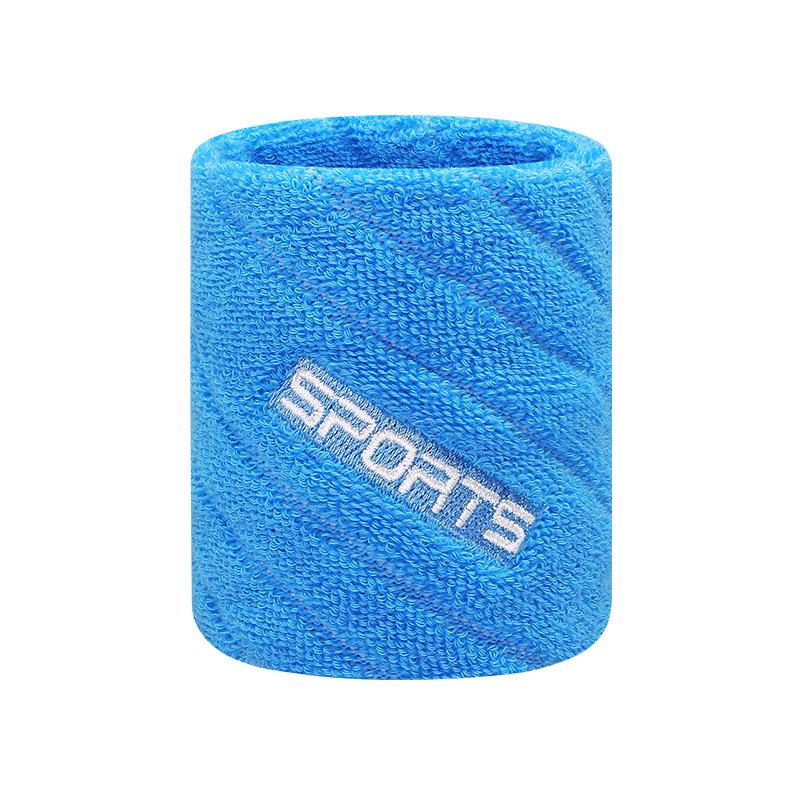 Women's Cotton Wristband with Logo - Sweat-Absorbent Support for Badminton & Fitness