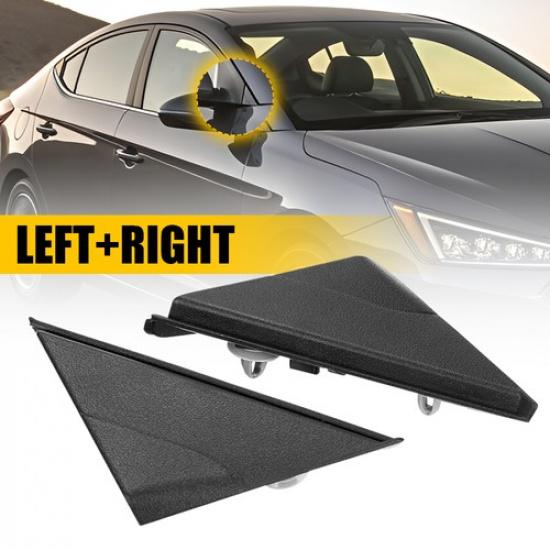 

2x RH&LH Fender Pillar Trim Corner Mirror Molding For 2017-20 Hyundai Elantra P