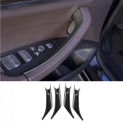 1Set ABS Carbon Fiber Car Inner Door Handle Inner Cover For BMW X3 X4 2018-
