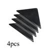 4/8/12Pcs Anti-skid Rubber Mat Triangle for Rug, Reusable Washable Grippers Rug Gripper, Non Slip Carpets Corners Pad