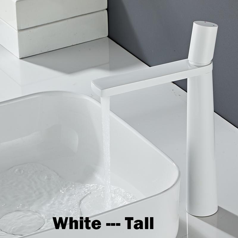 BAKALA Bathroom Faucet Brush gold Basin Faucet Mixer Hot &Cold Bathroom Basin Faucet Mixer Tap Hot and Cold Sink faucet