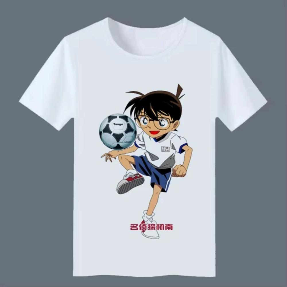 

Детектив Конан Косплей Футболка Конан Эдогава Кудо Шиничи Футболка Летние футболки Уличная одежда для мужчин Мужская одежда футболка S