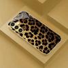 Golden Leopard Print Electroplated Glass Phone Case Suitable for Samsung Galaxy S26 S25 S24 S22 S21 S20 FE/Ultra/Plus Anti Drop