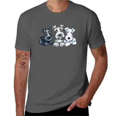 Schnauzer Company TShirt Boys Animal Print Shirt Custom T Shirts Design Your Own Men Clothings