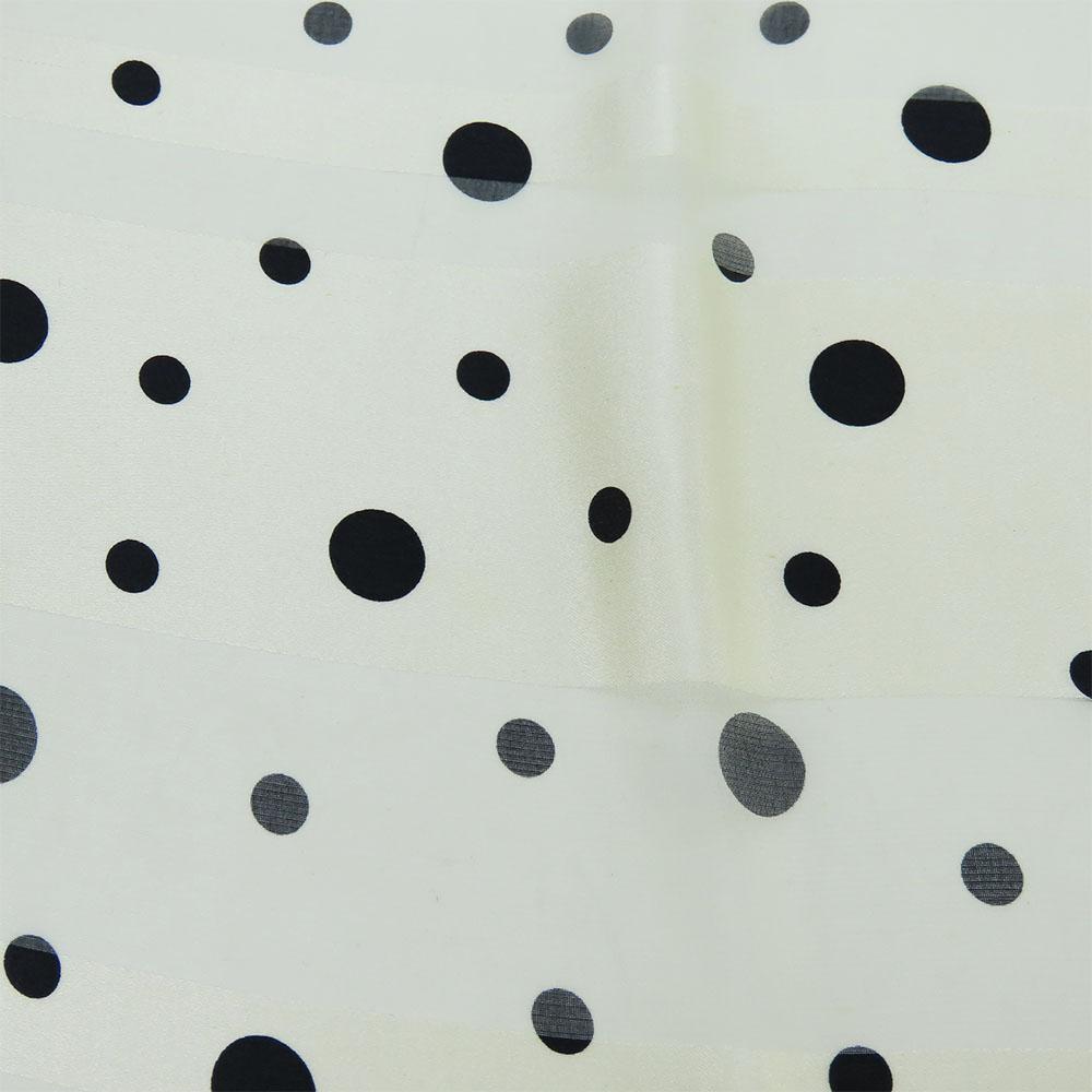 Used Givenchy scarf silk white black Licensed product