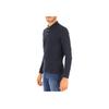 Emporio Armani Solid Color Casual Long Sleeve Polo Shirt Men tops Dark-Blue 8N1F13-1J0SZ-0939