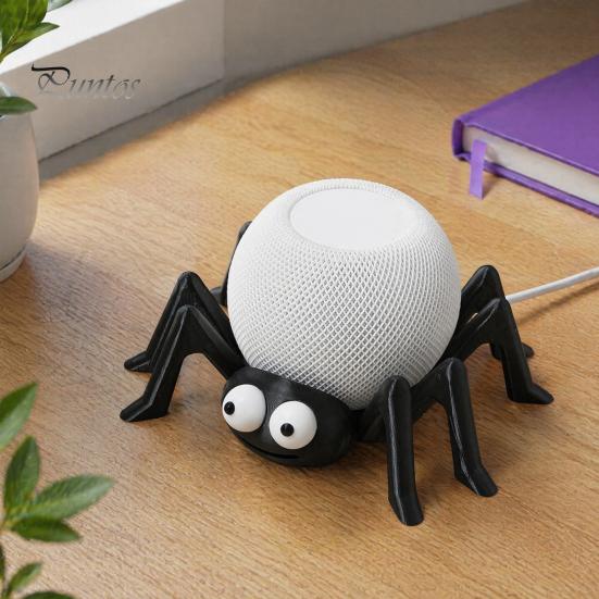 Unique Home Accents Spider Shape Table Stand Holder Compatible with Alexa Echo Dot 4/5 & Living Room Display Piece HomePod Mini, Decorative
