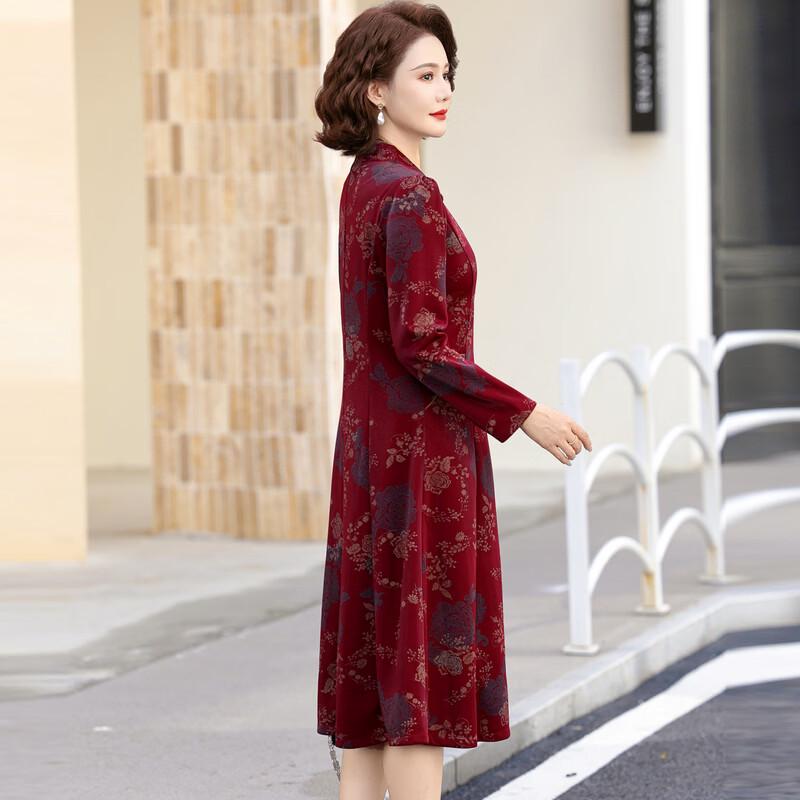 Elegant New Chinese Style Mother's Wedding Banquet Dress