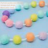 The Children's Room And The Girls' Room Are Decorated With Macaron-colored Hairball Pendants