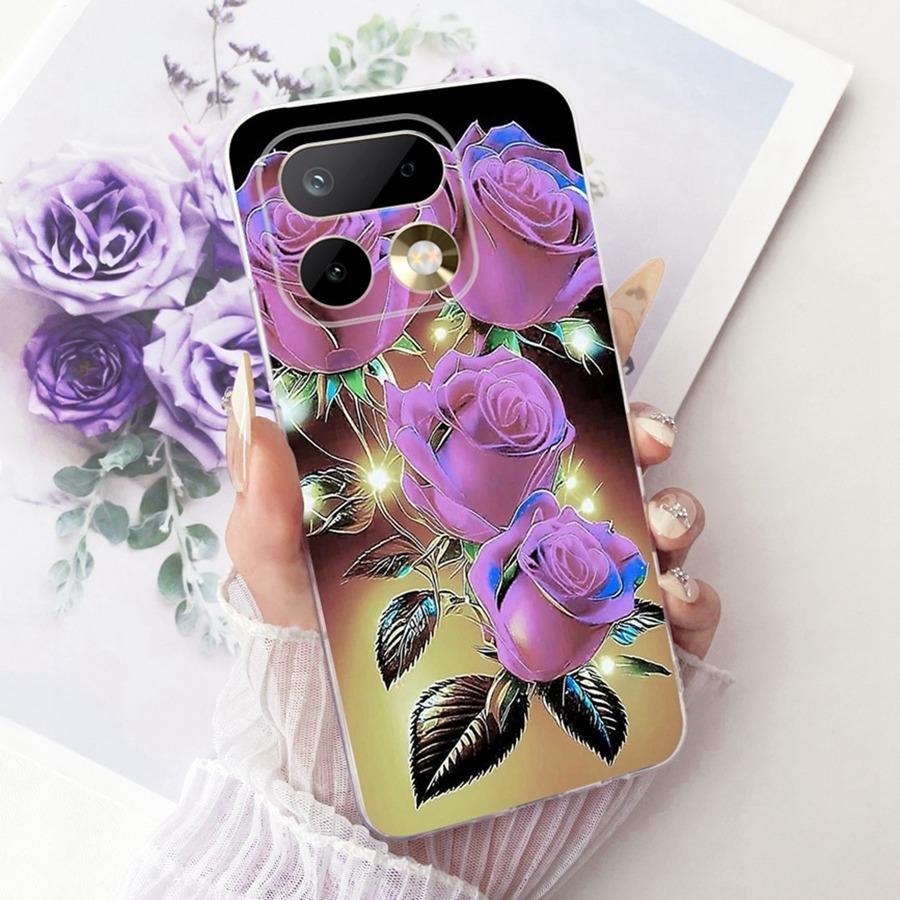 For Realme 16 Pro Case Flowers Butterfly Painted Cover Soft Silicone Casing For Realme16 16Pro 16 Pro+ Plus Phone Case