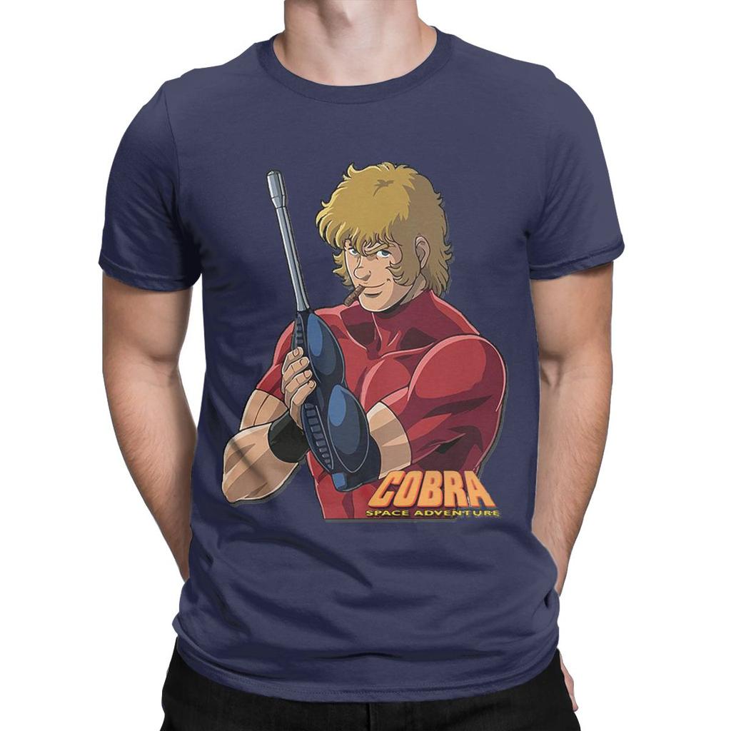 Manga Cobra Space Adventure Cobra comic bubble Classic T Shirt Pure Cotton Tees Short Sleeve T Shirt Crew Neck Clothes Graphic
