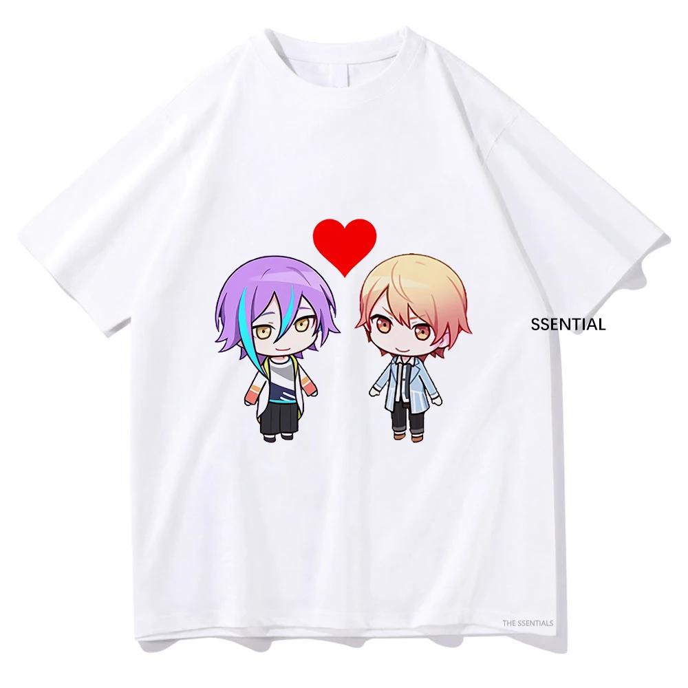 Cartoon Ruikasa T Shirts Kawaii Anime Men Women TShirt Funny Manga Clothes Unisex High Quality Cotton Tees Vintage Graphic Tops