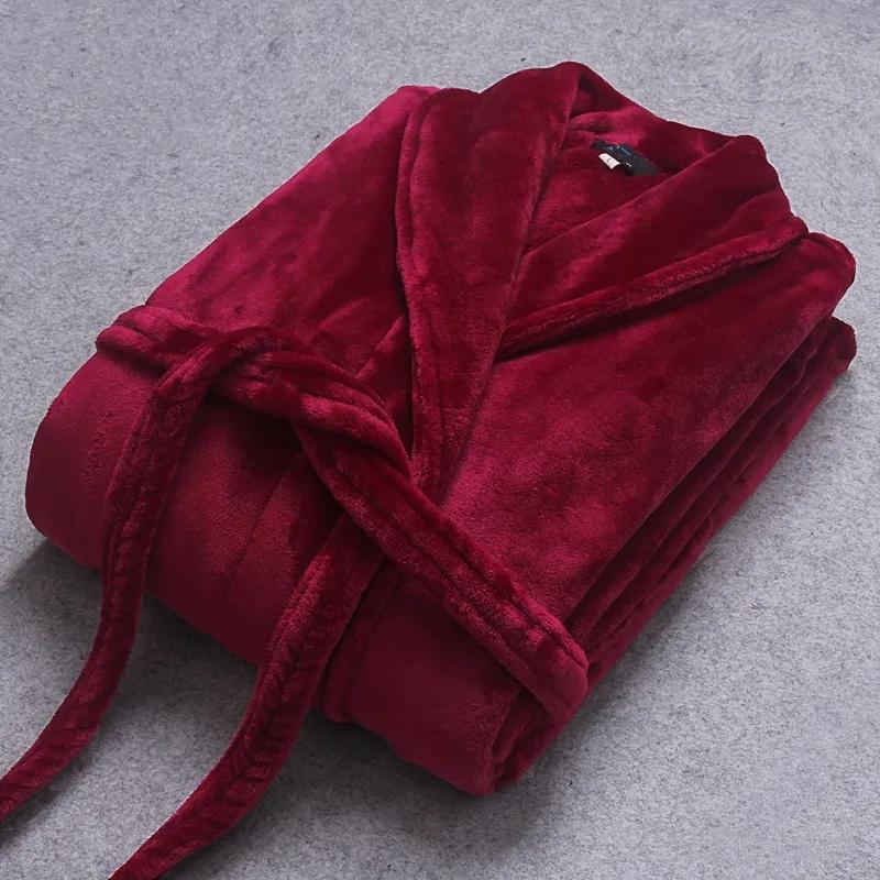 Donna Autunno Inverno Flanella Camicia da notte Veste Spessa Lunga Corallo Pile Accappatoio Allentato Pigiama Abito Caldo Maniche Lunghe Indumenti da Notte Lace Up