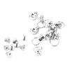 10pcs Brass Rivet Studs Screw Back Round   Leathercraft Parts