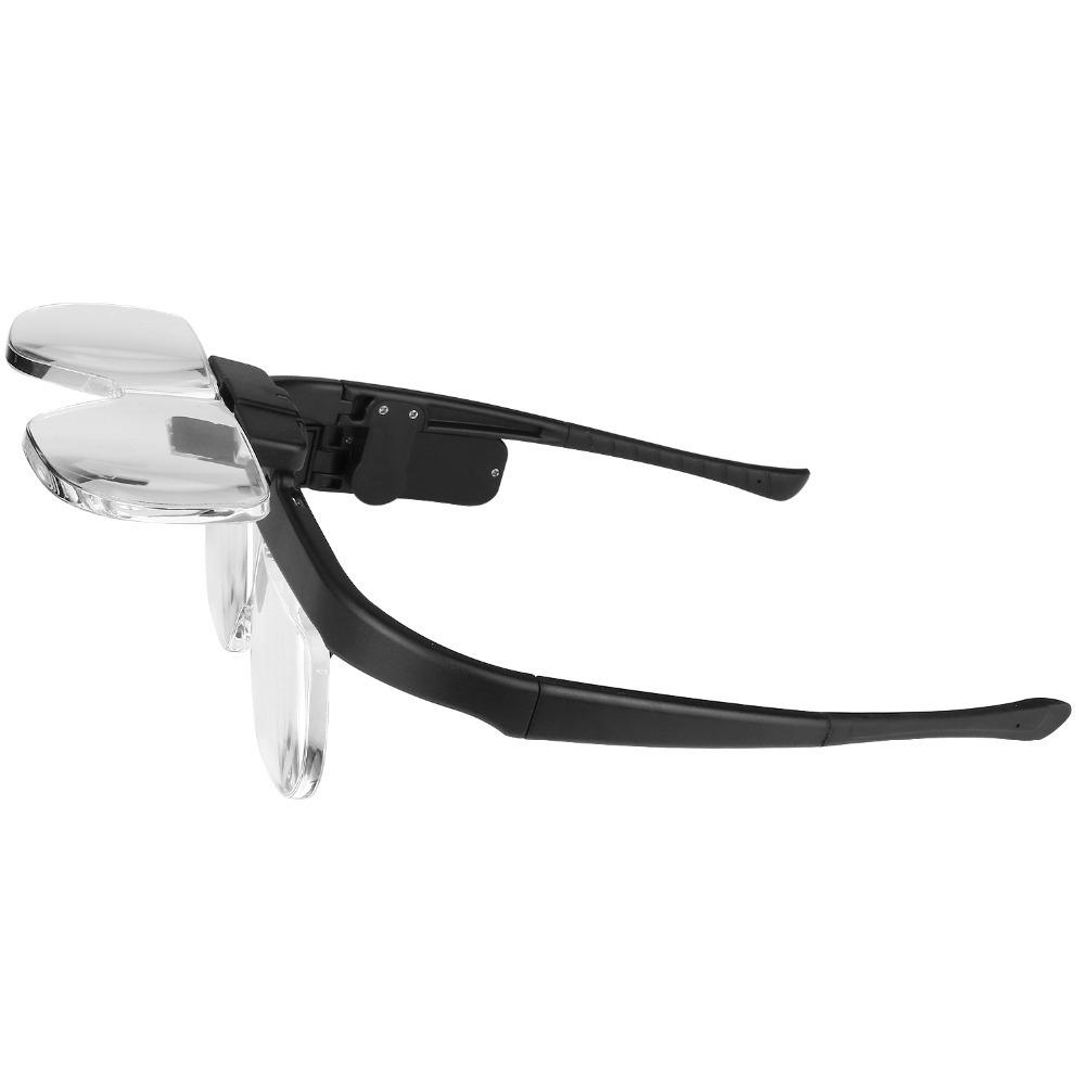 Optical Lens Replaceable Magnifying Glass Reading Glasses Illuminated Magnifier Headhold Magnifier