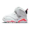 Air Jordan 6 Retro Little Flex TD Infrared Baby Sneakers White Infrared-23 Black CT4417-101