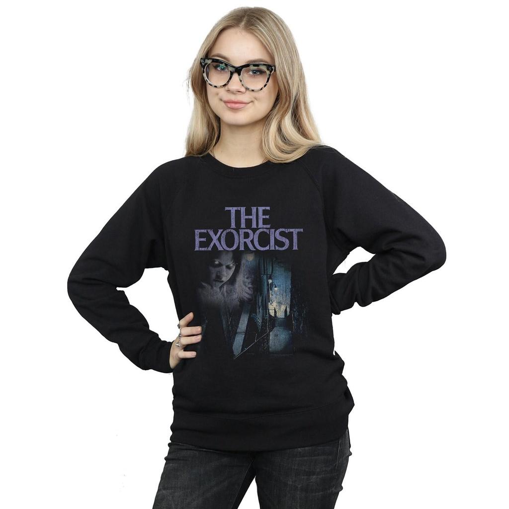 The Exorcist Womens/Ladies Distressed Steps Sweatshirt