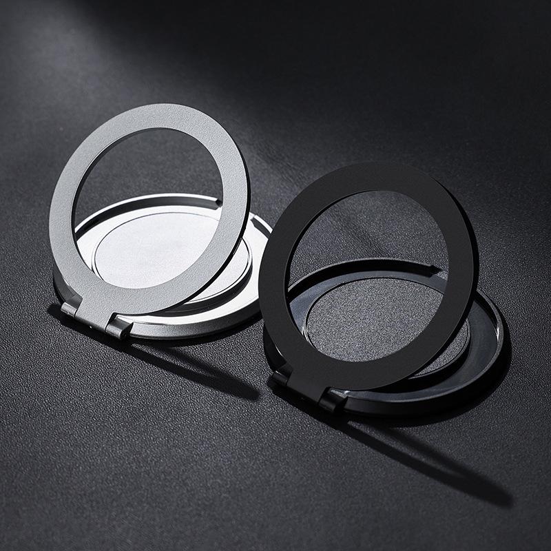 Portable Multifunctional Rotating Phone Stand with Finger Ring Disc