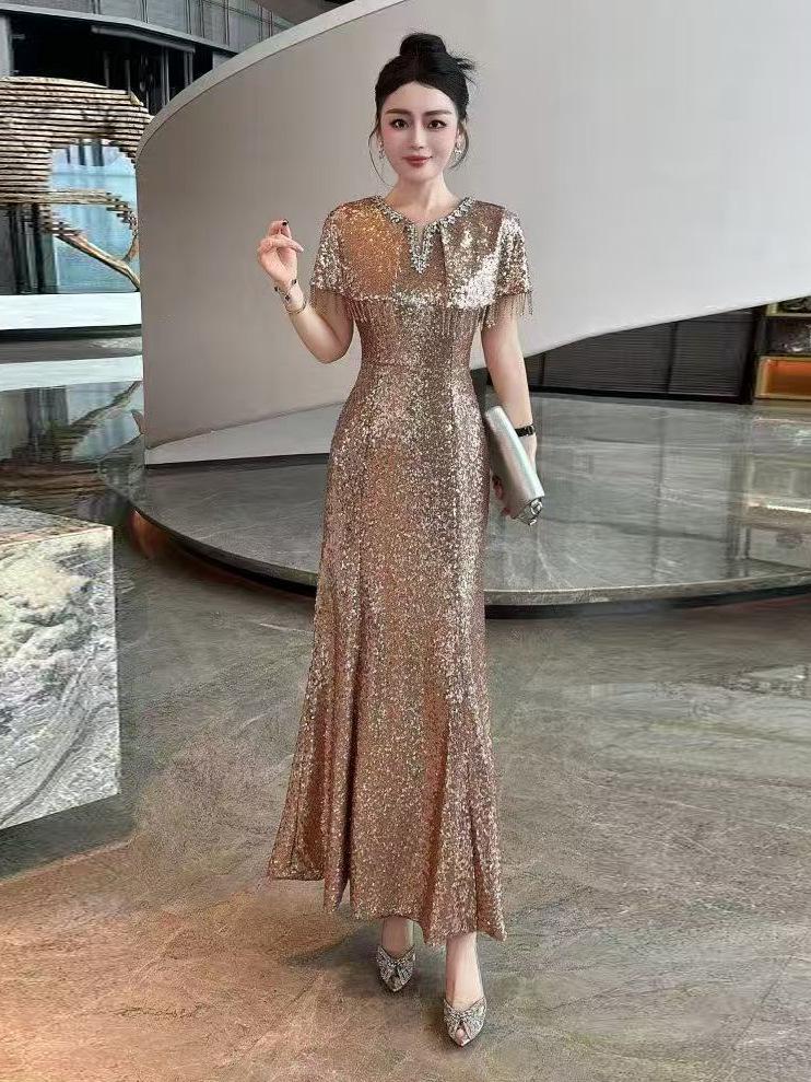 2025 Elegant Off-Shoulder Mermaid Wedding Dress for Mothers