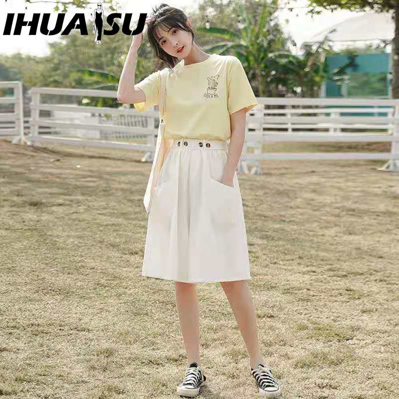 

IHUASU Women s Fashion Casual Summer Spring Shorts XXXXL белый