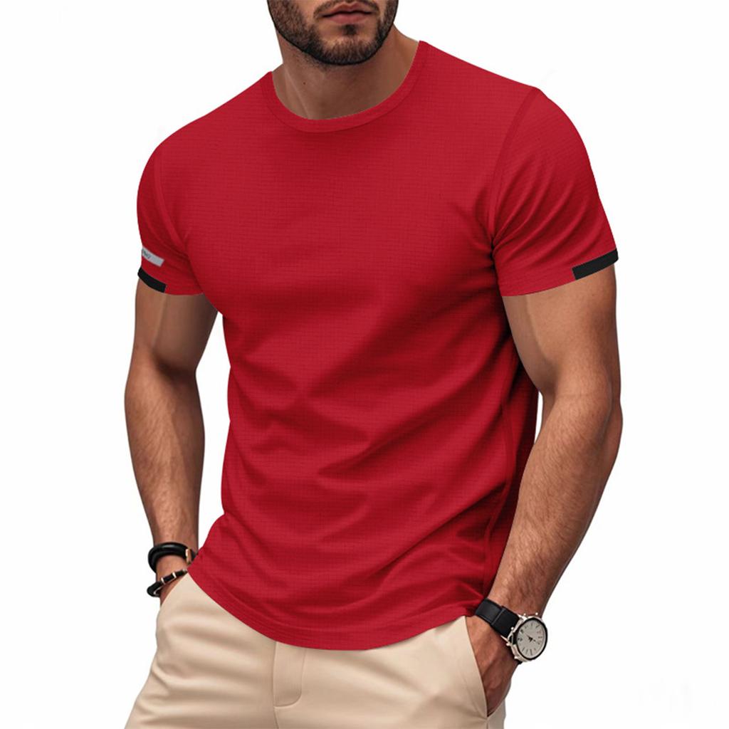 Top da uomo casual a maniche corte largo casual alla moda per le vacanze