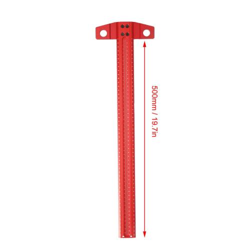 Square, Right-Angle Ruler, Woodworking Square, Combination Right-Angle Precision Ruler, Woodworking Ruler, Saw Guide, T-Angle Ruler, Right-Angle Marke