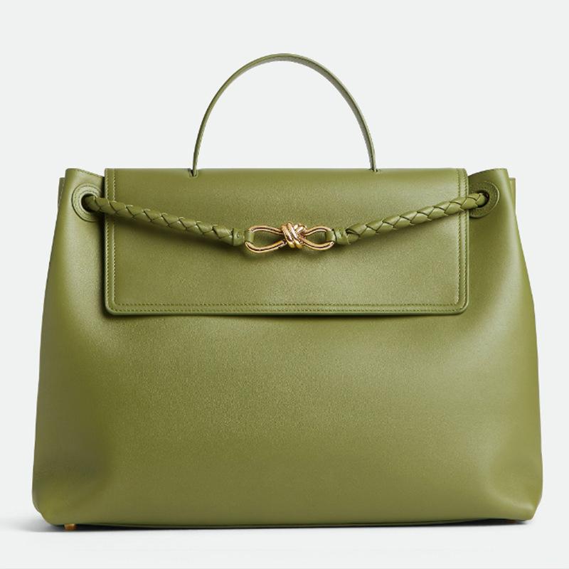 Family Explosion Style Andiamo Handbag Gold-plated Chain 2025 New Style Vintage High-grade Sense Women's Tote Bag