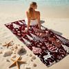 1Pc Christmas Winter Wonderland Beach Towel Quick Dry Multiuse For Beach Pool Gym Yoga Home Travel Christmas Halloween Xmas Gift S1167