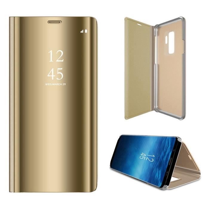 Skal för Samsung Galaxy S10 - Phonillico® - Guld Spegel - Optimalt skydd - Flexibelt - Glänsande