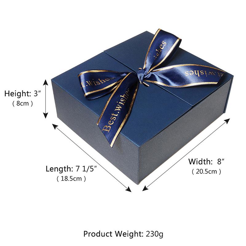 Gift Box Men Perfume Lipstick Purse Box Double Door Ribbon Bow Box Jewelry Box Mother'S Day Girl Women Birthday Gifts