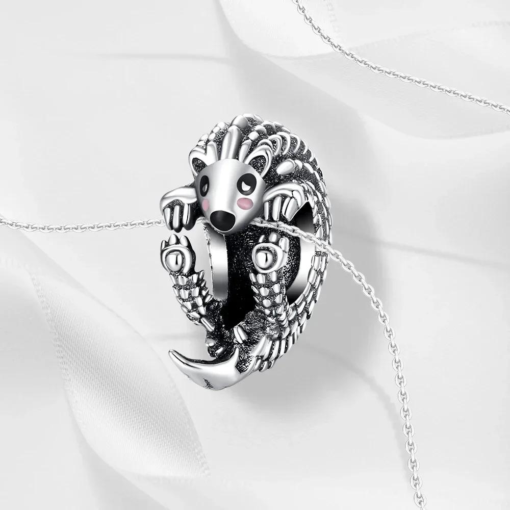 Original Orange Squirrel Cute Animal Pendant Bat Spider Beads Fit Braceletcopper Women Accessory Fine Gift Diy Jewelry