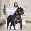 Φλαλνέλινι Κάλυμμα Cane Corso Μαλακό Ζεστό Κλινοσκεπάσματα Ρίψεις για Σαλόνι Κάμπινγκ Άνετο Κάλυμμα Κρεβατιού Κάλυμμα Καναπέ-Κρεβατιού