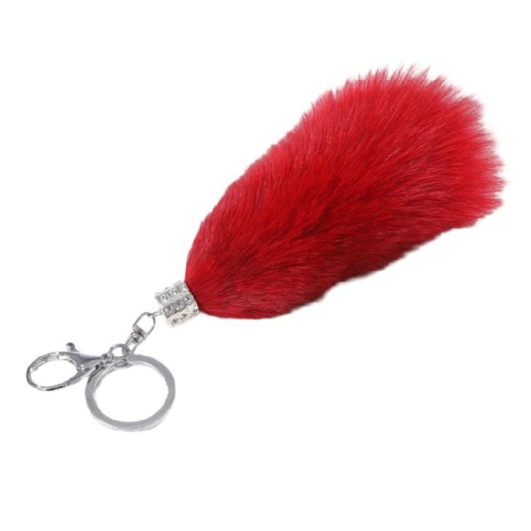 Tierischer Schwanz Schlüsselanhänger Geldbörse Tasche Anhänger Schlüsselanhänger Zubehör für Damen