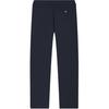 Fila Lace-Up Mid-Rise Straight Leg Knitted Sports Pants Women Bottoms Legendary-Blue F11W411602A-NV