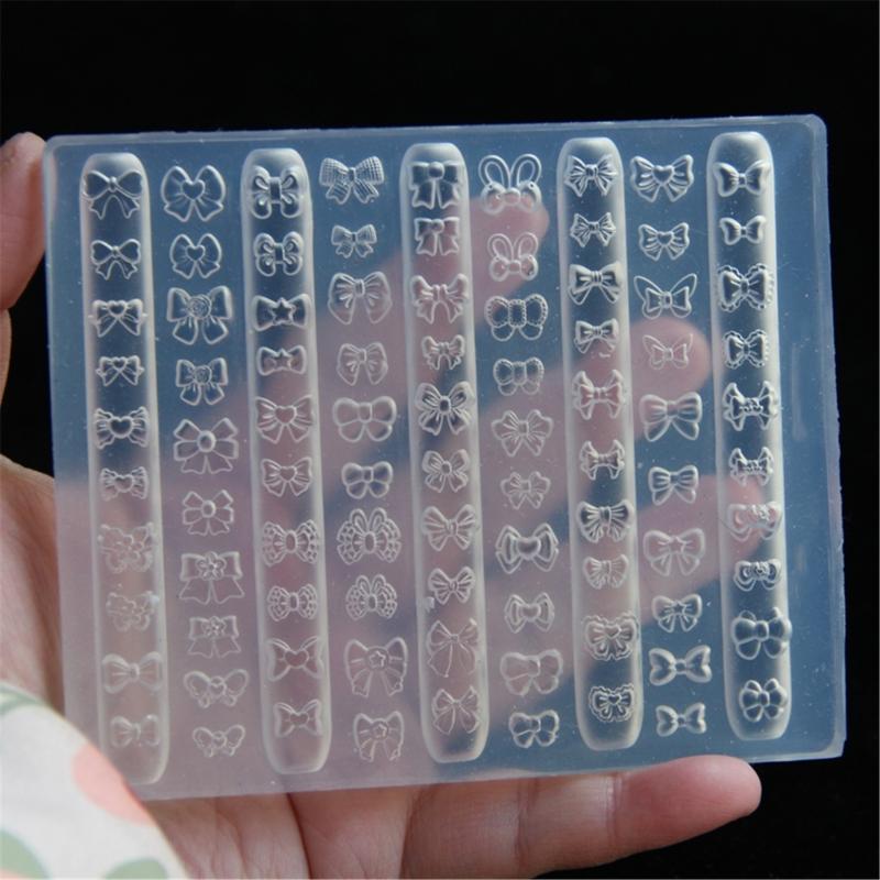 Creative Nail Art Silicone Mould for Easy Pattern and Creation Soft Materials Fit Various Nail Shapes and Length