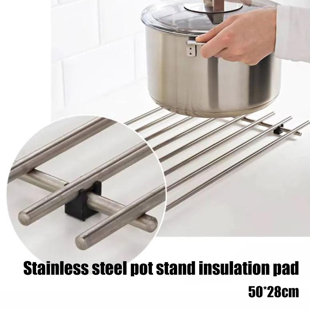 Stainless Steel Pot Rack Insulation Pad Kitchen Pot Mat