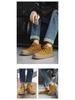 Men's Suede Leather High-Top Velvet Martin Boots - Lace-Up Thick-Soled Casual Shoes for Autumn/Winter
