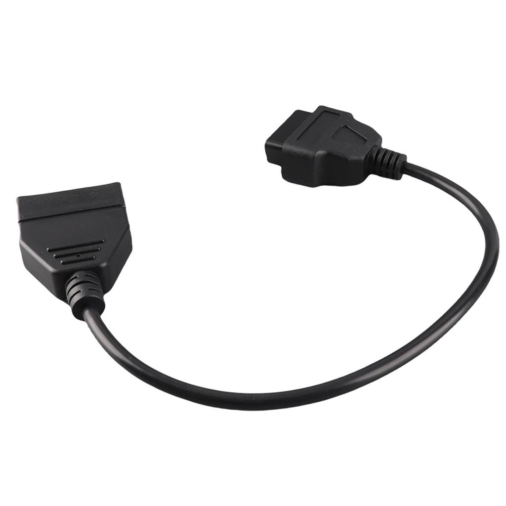 Professional Auto Diagnostic Connector Cable for 12Pin Male to OBD 16Pin Female Adapter