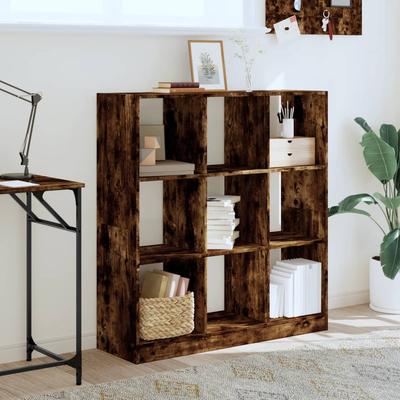 Bookshelf Smoked Oak 102 X 32 X 108 Cm Wood Based Material