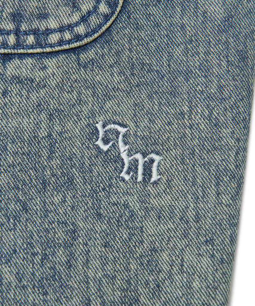 Nomaenyueol Soft Flare Denim Pants - Washed Blue