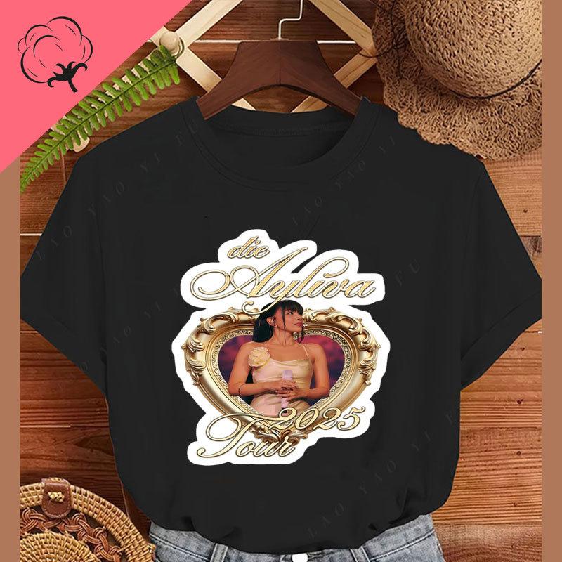 Camisetas Ayliva T Shirt Hot Sale Summer Perfect Fans Clothes For Gerunisex Rap And Hip Beautiful Ayliva Classic Vintage T Shirts