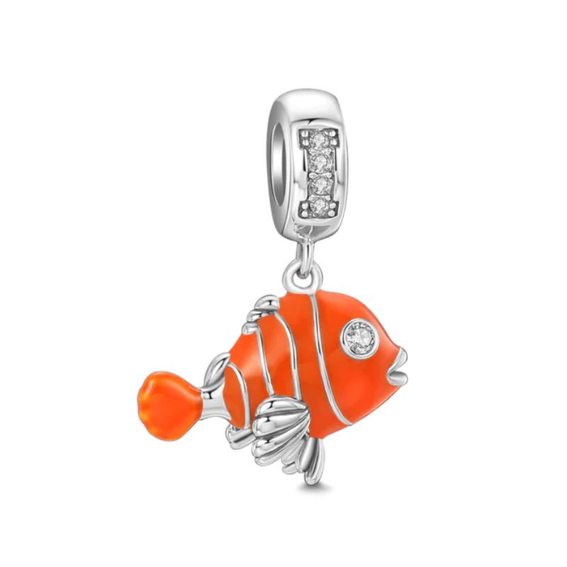 New In Spring Ocean Fish Crab Charms Copper Bead Fit Original Bracelets Pandenttrinket For Diy Jewelry Gifts