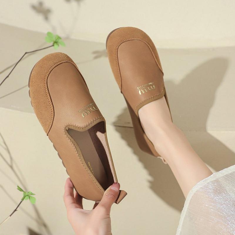 

Модные новые кожаные туфли женские роскошные балетки женские повседневные слипоны туфли водителя женские мокасины ручной работы женские красные лоферы 35 коричневый